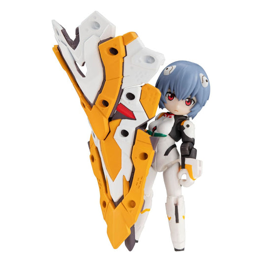 Evangelion Desktop Army Figures Ayanami Rei & Evangelion No. 0 (Kai) 15 cm  4535123845680