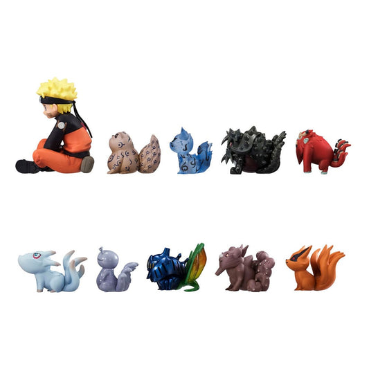 Naruto Shippuden Gaiden G.E.M. Series PVC Statue Naruto Uzumaki & Biju Set 7 cm         4535123845895