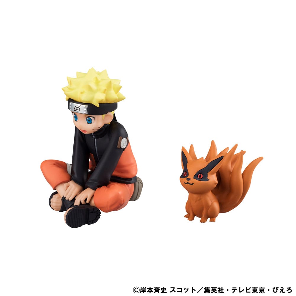 Naruto Shippuden Gaiden G.E.M. Series PVC Statue Naruto Uzumaki & Biju Set 7 cm         4535123845895