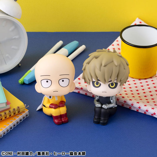 One Punch Man Look Up PVC Statue Saitama & Genos 11 cm (with gift)        4535123847011