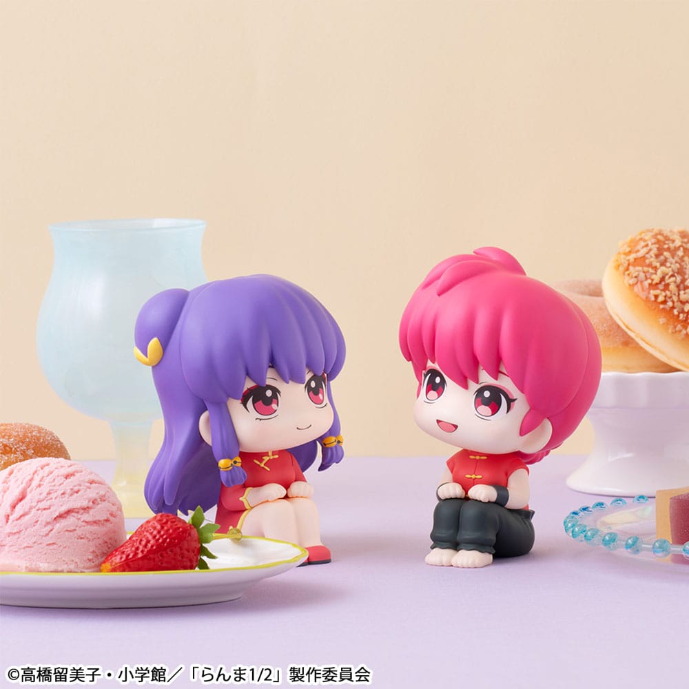 Ranma 1/2 Look Up PVC Statue Ranma & Shampoo 11 cm (with gift)     4535123847042