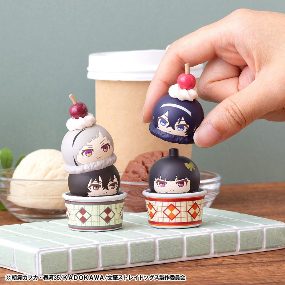 Bungo Stray Dogs Tsumichen Stack up & Change Trading Figure 6-Pack 8 cm (with gift)   4535123847110