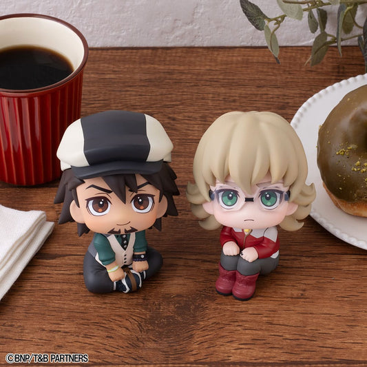 Tiger & Bunny Look Up PVC Statues Kaburagi T Kotetsu & Barnaby Brooks Jr. Set (with gift) 11 cm      4535123847349