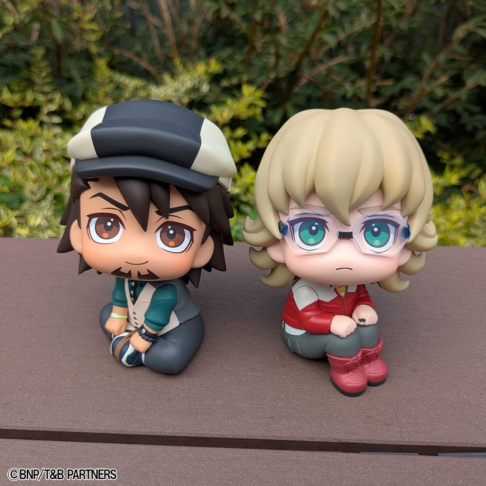 Tiger & Bunny Look Up PVC Statues Kaburagi T Kotetsu & Barnaby Brooks Jr. Set (with gift) 11 cm      4535123847349