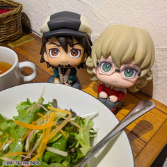 Tiger & Bunny Look Up PVC Statues Kaburagi T Kotetsu & Barnaby Brooks Jr. Set (with gift) 11 cm      4535123847349