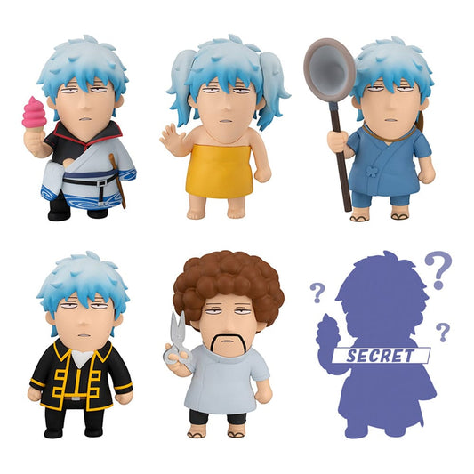 Gintama Trading Figures 6-Pack Gintama We love Ginsan 10 cm Blind Box (with gift) 4535123847509