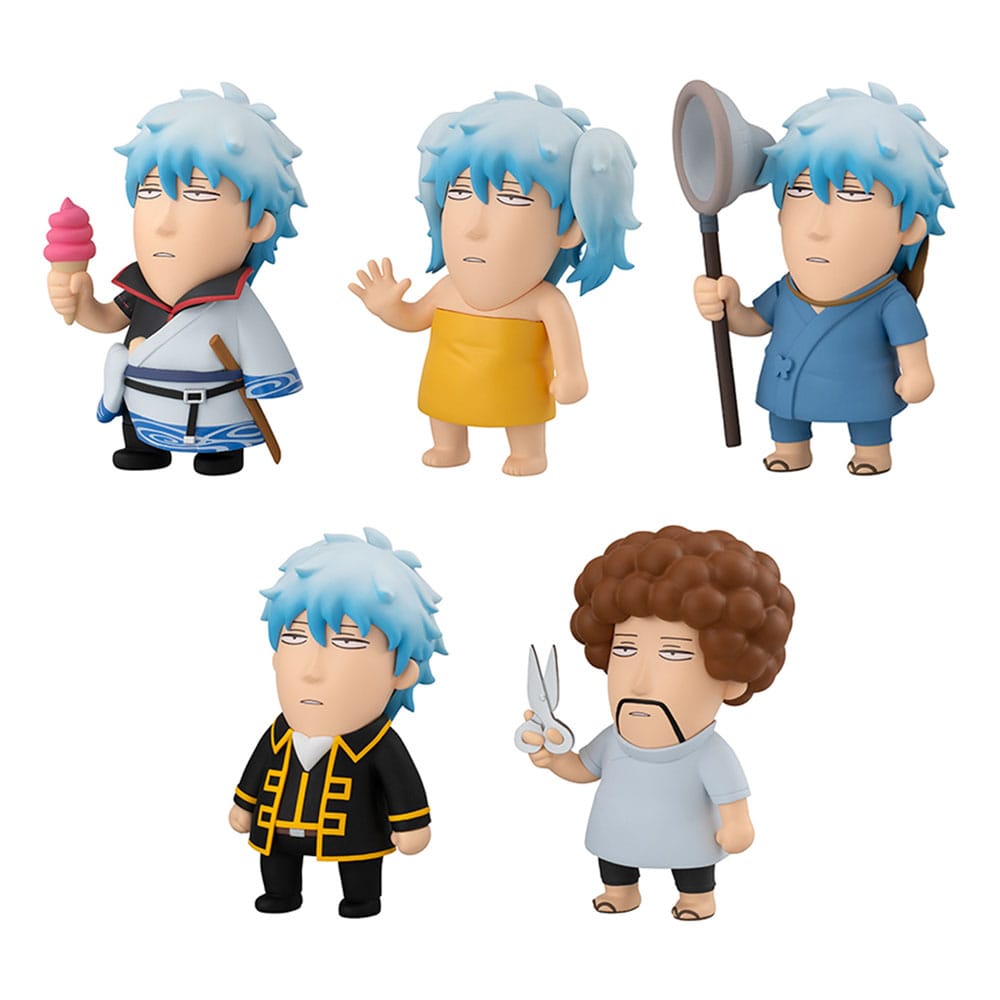 Gintama Trading Figures 6-Pack Gintama We love Ginsan 10 cm Blind Box (with gift) 4535123847509