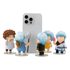 Gintama Trading Figures 6-Pack Gintama We love Ginsan 10 cm Blind Box (with gift) 4535123847509