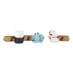 Mobile Suit Gundam Mega Cat Project Trading Figure 6-Pack Cats Luckycat 6 cm Blind Box (with gift) 4535123847523