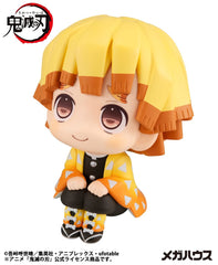 Demon Slayer Kimetsu no Yaiba Look Up PVC Statue Zenitsu Agatsuma Smile Ver. 11 cm  4535123848346