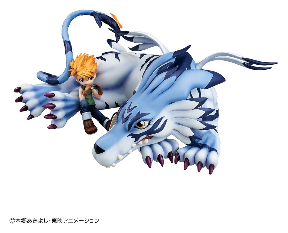 Digimon Adventure G.E.M. Series PVC Figure Garurumon & Ishida Yamato 25 cm (Repeat) 4535123848445