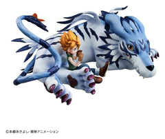Digimon Adventure G.E.M. Series PVC Figure Garurumon & Ishida Yamato 25 cm (Repeat) 4535123848445