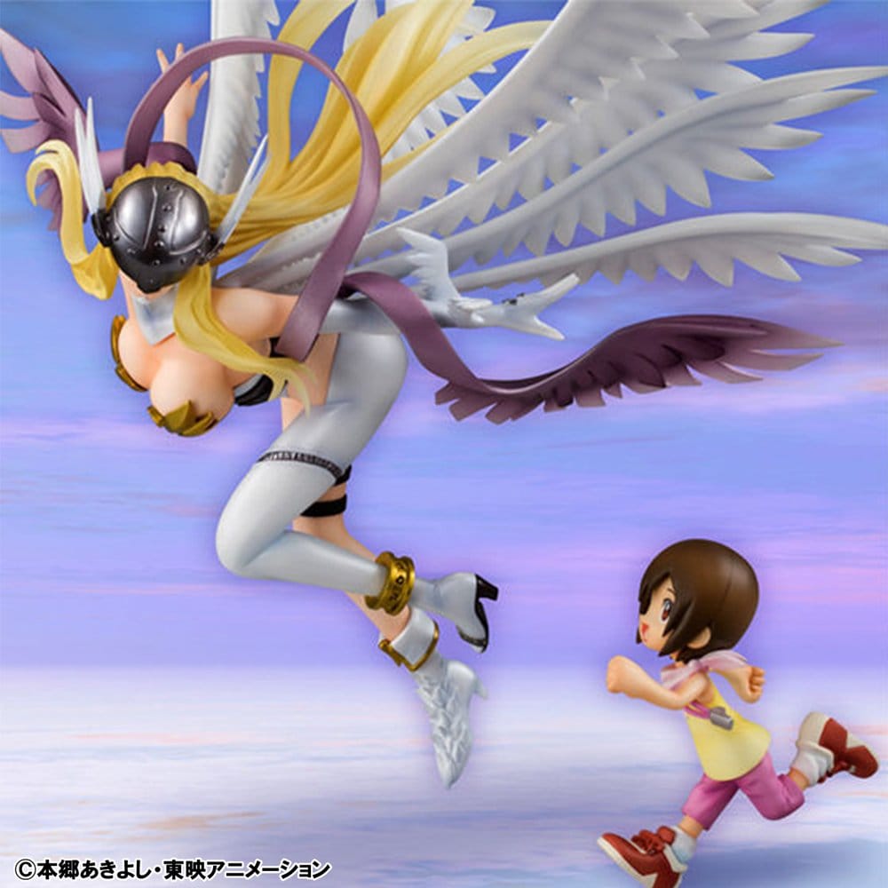 Digimon Adventure Precious G.E.M. Series PVC Statue Angewomon & Hikari Yagami 22 cm  4535123848575