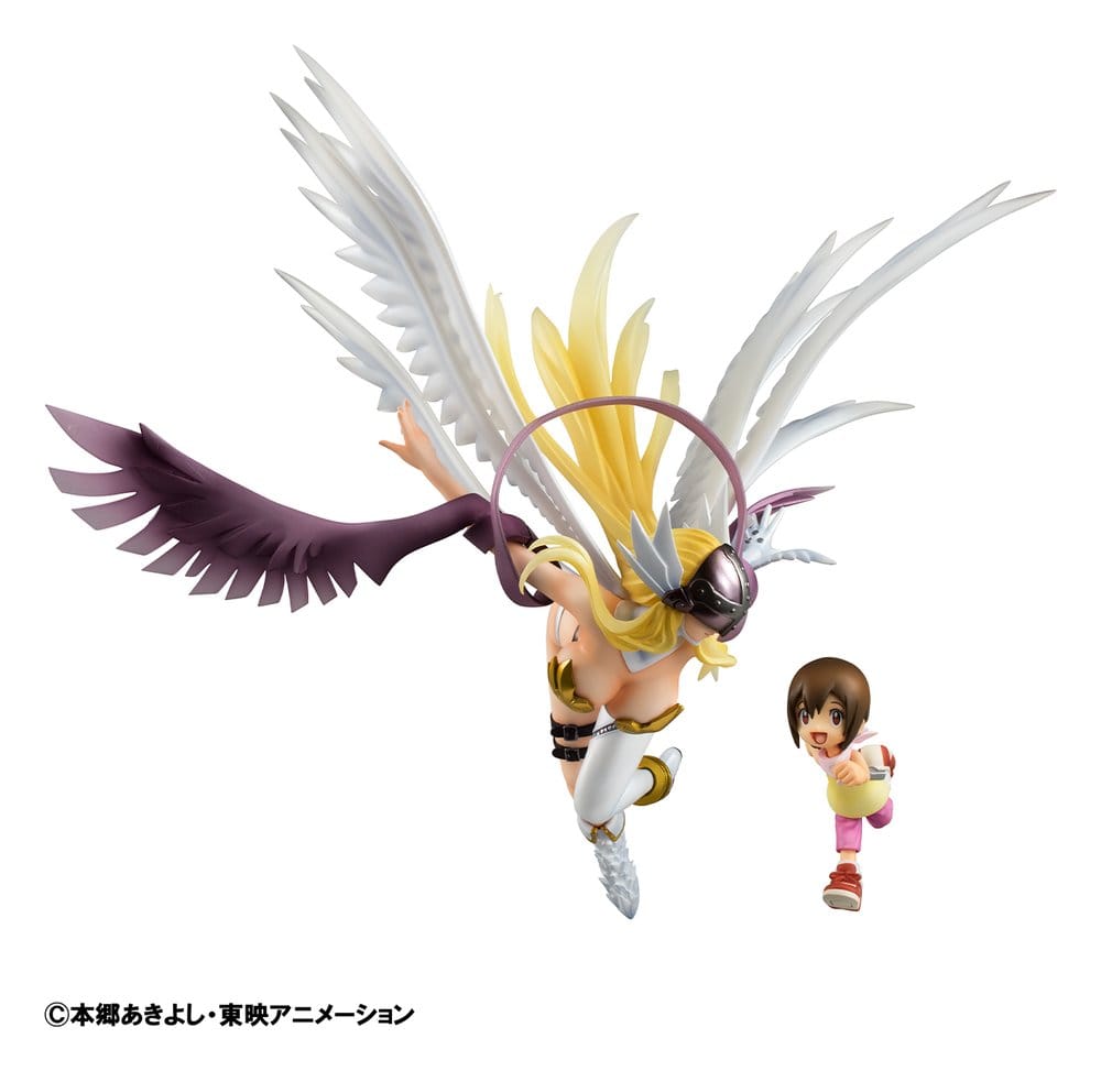 Digimon Adventure Precious G.E.M. Series PVC Statue Angewomon & Hikari Yagami 22 cm  4535123848575