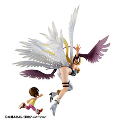 Digimon Adventure Precious G.E.M. Series PVC Statue Angewomon & Hikari Yagami 22 cm  4535123848575