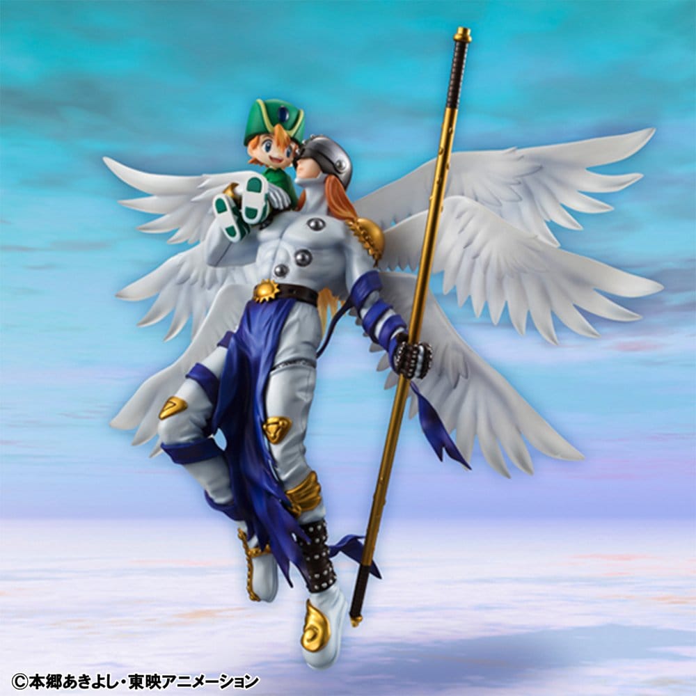 Digimon Adventure G.E.M. Series PVC Figure Angemon & Takeru Takaishi 22 cm (Repeat) 4535123848582