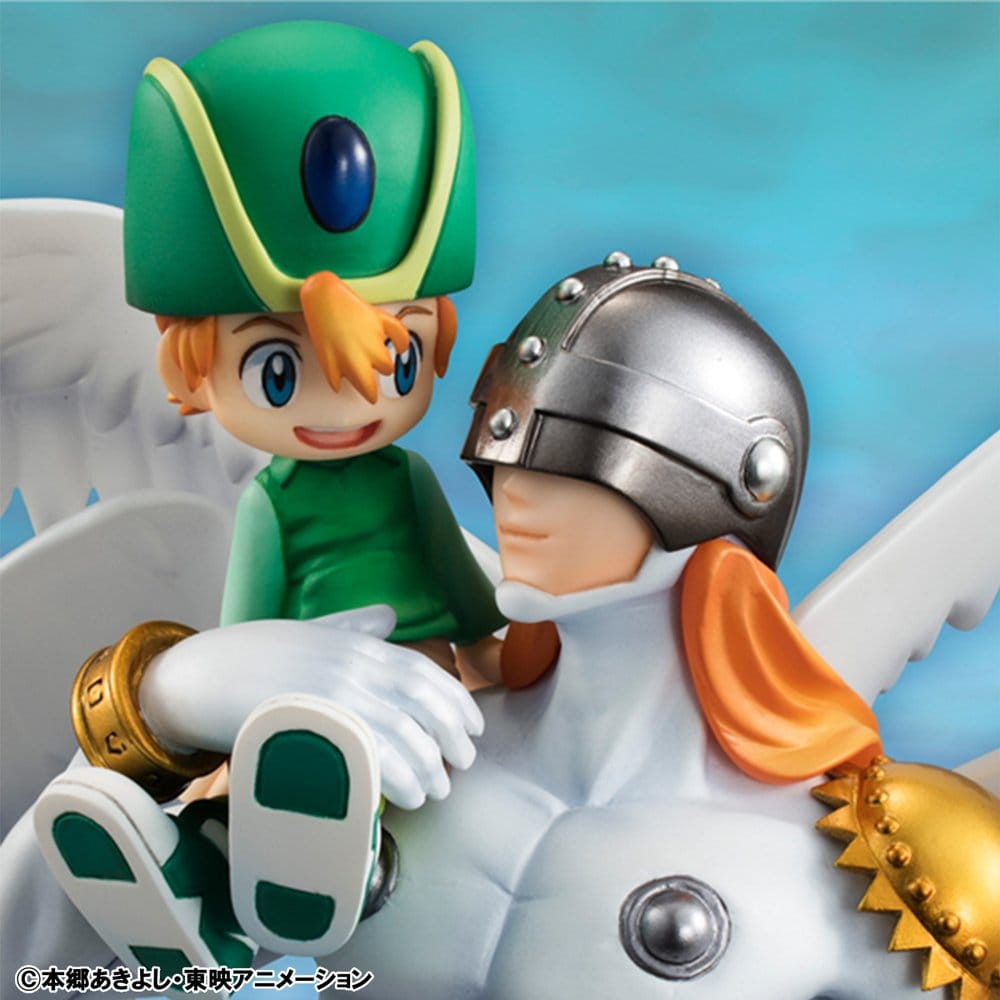 Digimon Adventure G.E.M. Series PVC Figure Angemon & Takeru Takaishi 22 cm (Repeat) 4535123848582