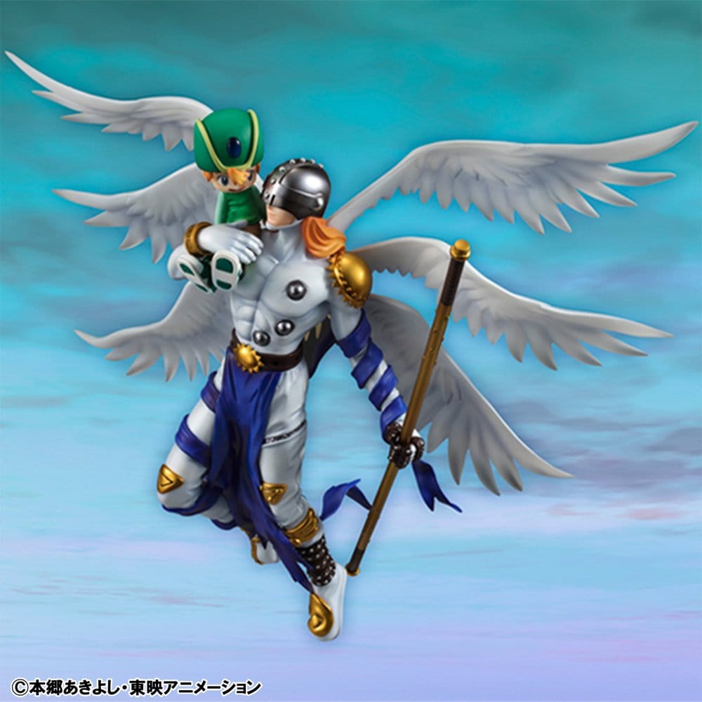 Digimon Adventure G.E.M. Series PVC Figure Angemon & Takeru Takaishi 22 cm (Repeat) 4535123848582