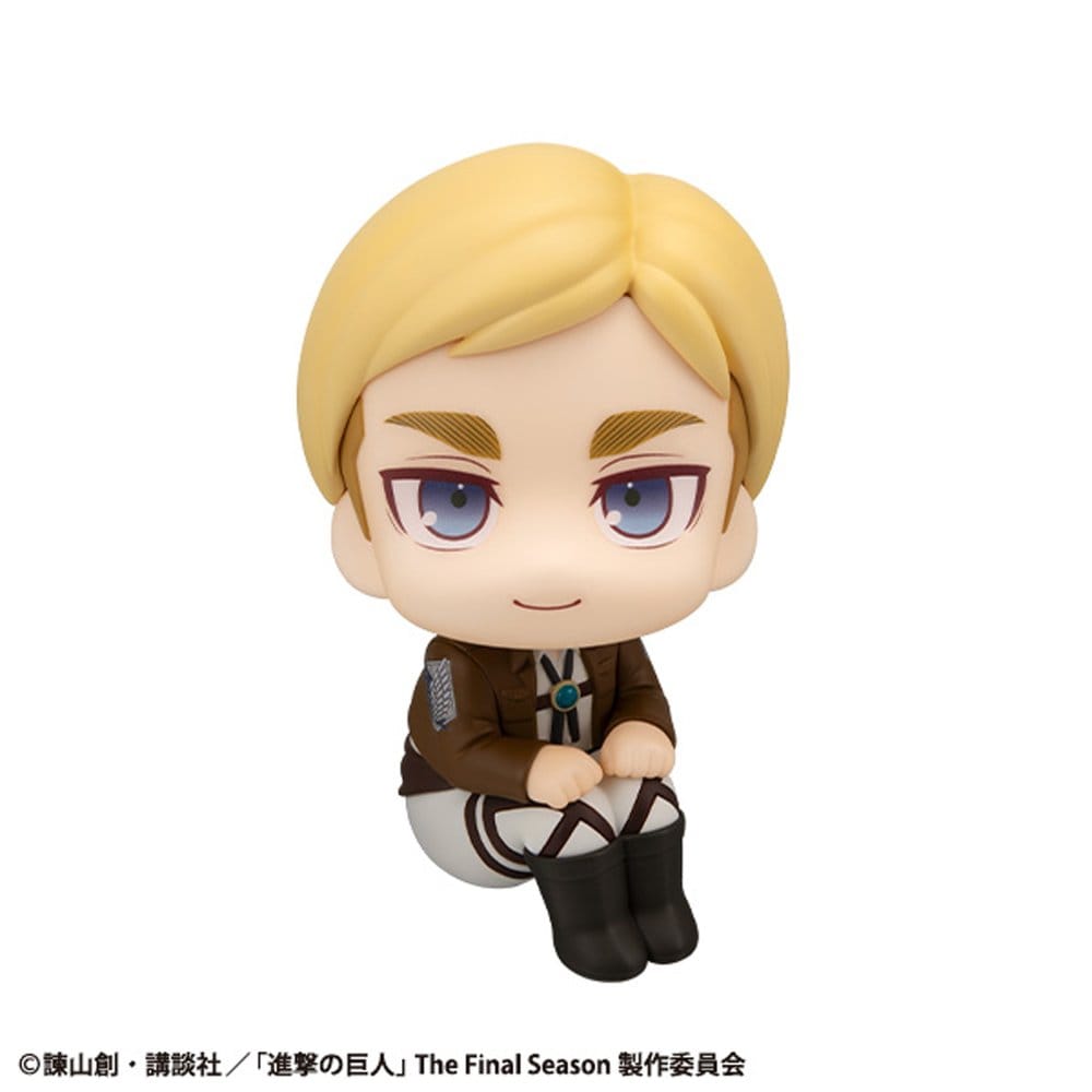 Attack on Titan Look Up PVC Statues Hange Zoe & Erwin Smith (with gift) 11 cm            4535123848971