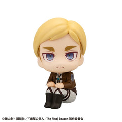 Attack on Titan Look Up PVC Statues Hange Zoe & Erwin Smith (with gift) 11 cm            4535123848971