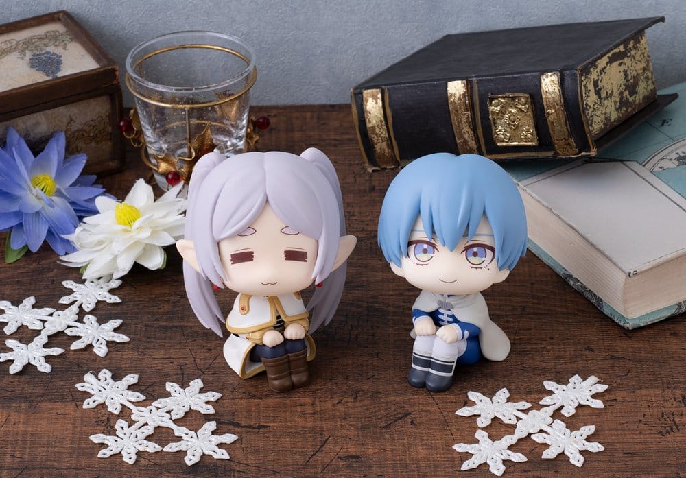 Frieren: Beyond Journey's End Look Up PVC Statues Droopy Face Ver. & Himmel 11 cm (with gift)                     4535123849015