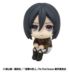 Attack on Titan Look Up PVC Statues Levi Cleaning up Ver. & Mikasa Ackerman (with gift) 11 cm            4535123849435