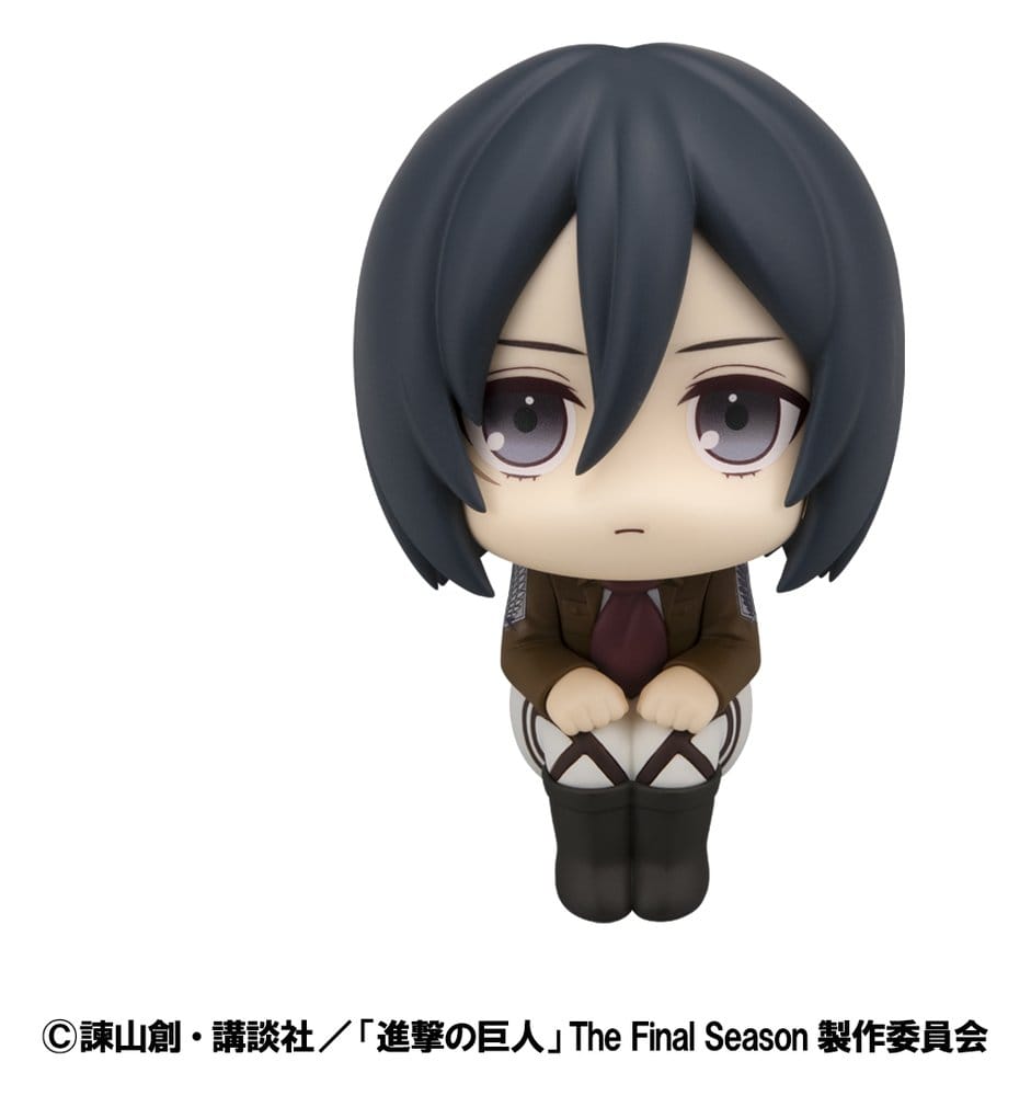 Attack on Titan Look Up PVC Statues Levi Cleaning up Ver. & Mikasa Ackerman (with gift) 11 cm            4535123849435