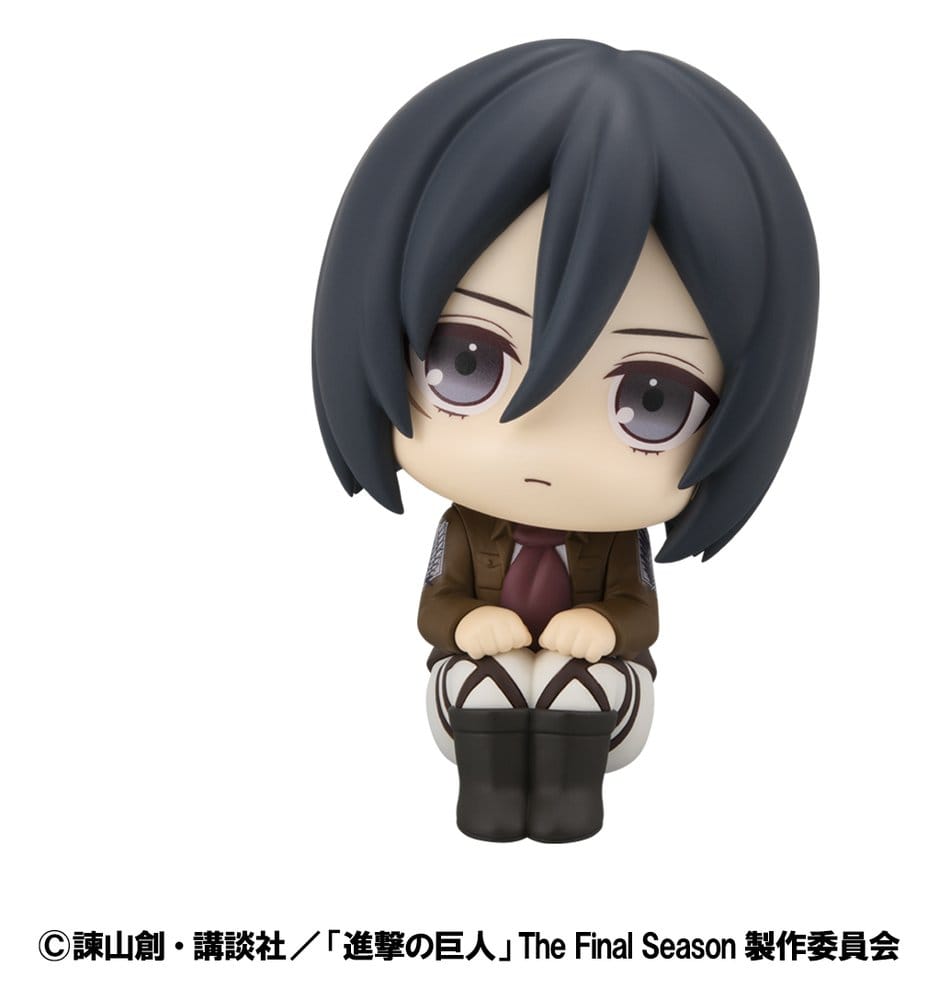 Attack on Titan Look Up PVC Statues Levi Cleaning up Ver. & Mikasa Ackerman (with gift) 11 cm            4535123849435