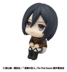 Attack on Titan Look Up PVC Statues Levi Cleaning up Ver. & Mikasa Ackerman (with gift) 11 cm            4535123849435