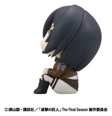 Attack on Titan Look Up PVC Statues Levi Cleaning up Ver. & Mikasa Ackerman (with gift) 11 cm            4535123849435