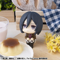 Attack on Titan Look Up PVC Statues Levi Cleaning up Ver. & Mikasa Ackerman (with gift) 11 cm            4535123849435