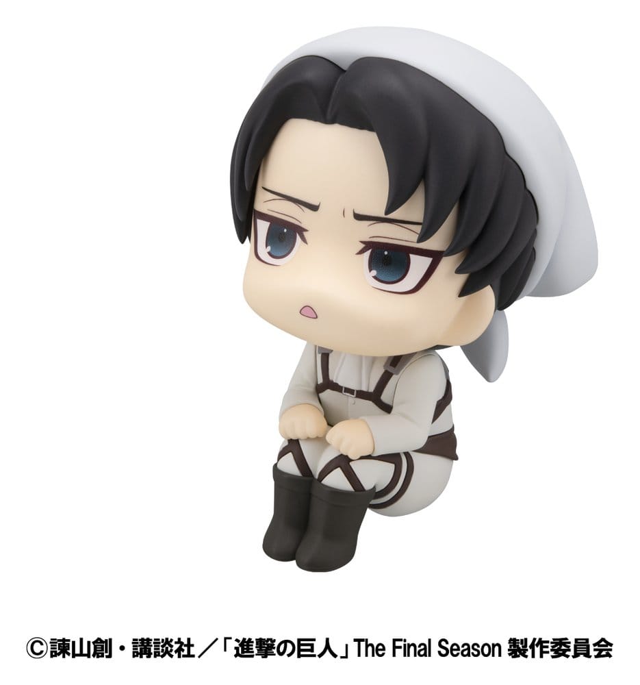 Attack on Titan Look Up PVC Statues Levi Cleaning up Ver. & Mikasa Ackerman (with gift) 11 cm            4535123849435