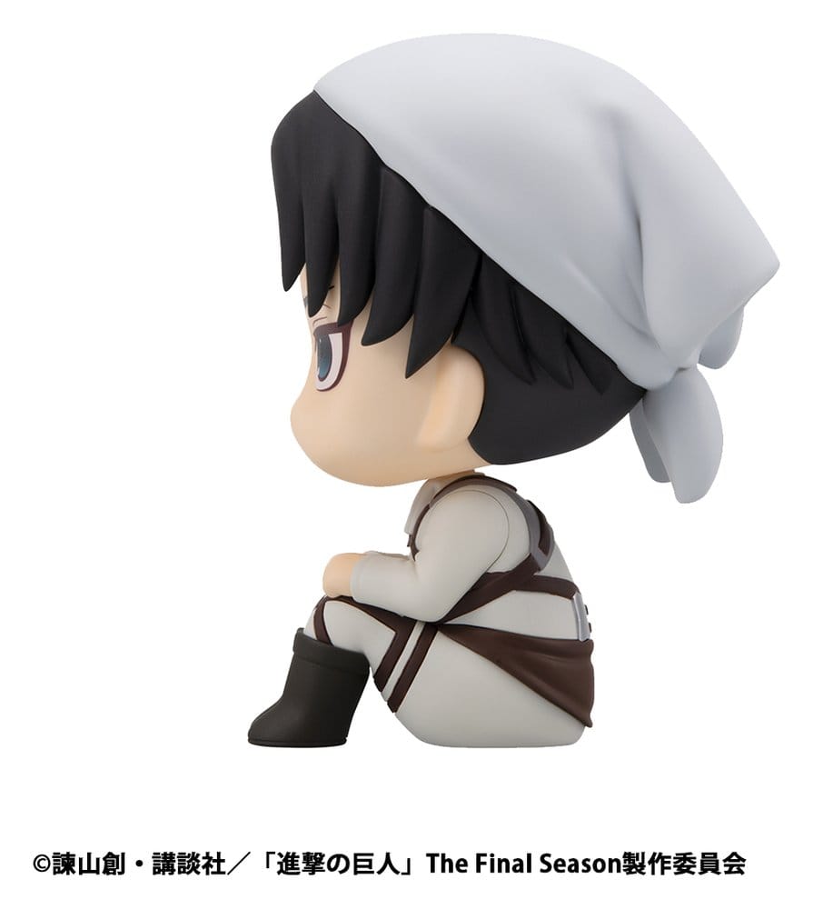 Attack on Titan Look Up PVC Statues Levi Cleaning up Ver. & Mikasa Ackerman (with gift) 11 cm            4535123849435