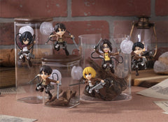 Attack on Titan Tobimas Mini Figures Pack of 6 (with gift) 4535123851261