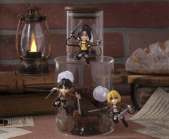 Attack on Titan Tobimas Mini Figures Pack of 6 (with gift) 4535123851261