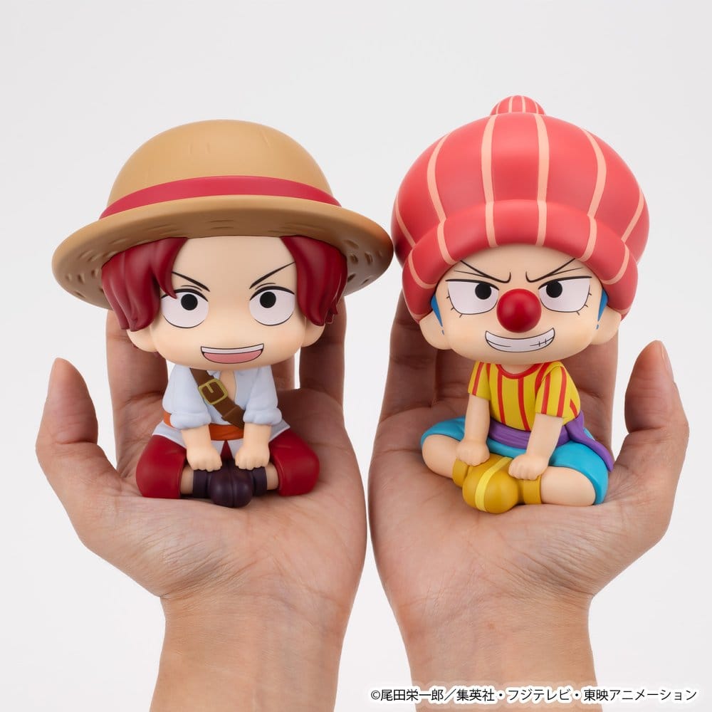 One Piece Look Up PVC Figures 2-Pack Shanks & Buggy Childhood Ver. 11 cm (with gift) 4535123851414