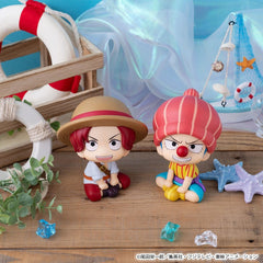 One Piece Look Up PVC Figures 2-Pack Shanks & Buggy Childhood Ver. 11 cm (with gift) 4535123851414