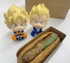 Dragon Ball DAIMA Look Up PVC Figures 2-Pack Super Saiyan Son Goku (mini) & Super Saiyan Vegeta (mini) 11 cm (with gift) 4535123851445
