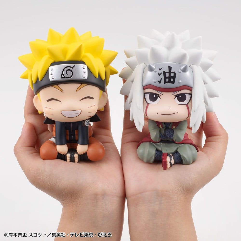 Naruto Shippuden Look Up PVC Figures 2-Pack Naruto Uzumaki Smile Ver. & Jiraiya 11 cm (with gift) 4535123852107