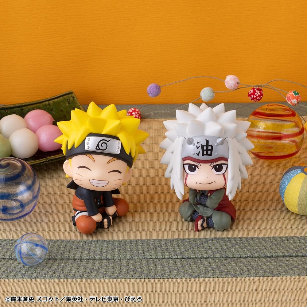 Naruto Shippuden Look Up PVC Figures 2-Pack Naruto Uzumaki Smile Ver. & Jiraiya 11 cm (with gift) 4535123852107