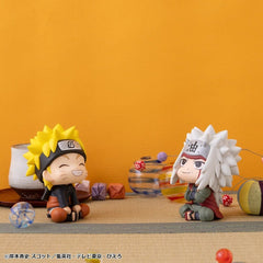 Naruto Shippuden Look Up PVC Figures 2-Pack Naruto Uzumaki Smile Ver. & Jiraiya 11 cm (with gift) 4535123852107