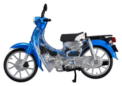 Honda Kaitanics Plastic Model Kit Super Cub 110 Glint Wave Blue Metalic 4535123852305