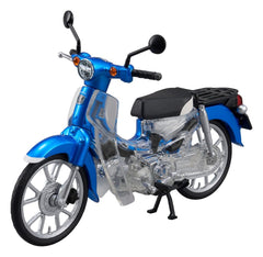 Honda Kaitanics Plastic Model Kit Super Cub 110 Glint Wave Blue Metalic 4535123852305