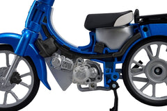 Honda Kaitanics Plastic Model Kit Super Cub 110 Glint Wave Blue Metalic 4535123852305