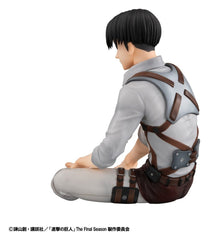Attack on Titan G.E.M. Series PVC Figure Squad Captain Levi Palm Size 9 cm 4535123852350