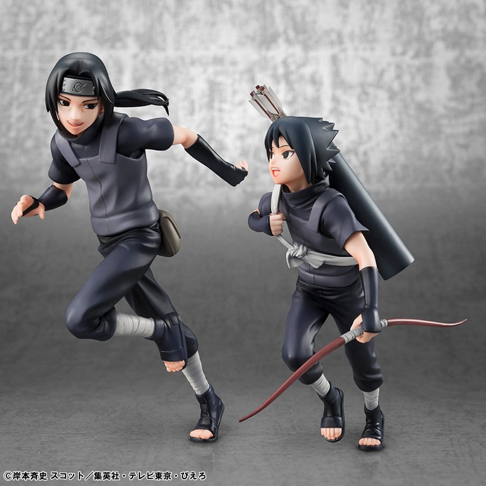 Naruto Shippuden G.E.M. Series PVC Figures 2-Pack Itachi Uchiha & Sasuke (Repeat) 4535123852466