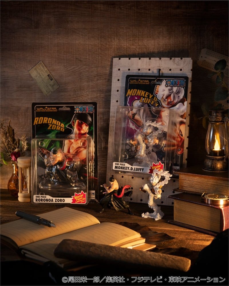 One Piece Wallstar PVC Figures 2-Pack Monkey D. Luffy Gear Fifth & Roronoa Zoro (with gift) 10 cm 4535123853753