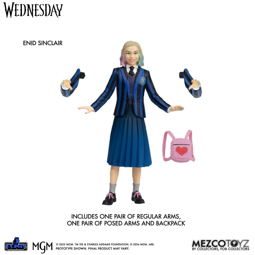 Wednesday 5 Points Figure Wednesday & Enid Boxed Set 10 cm 0696198170467