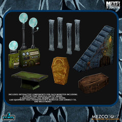Mezco's Monsters 5 Points Action Figures Tower of Fear Deluxe Set 9 cm 0696198180237