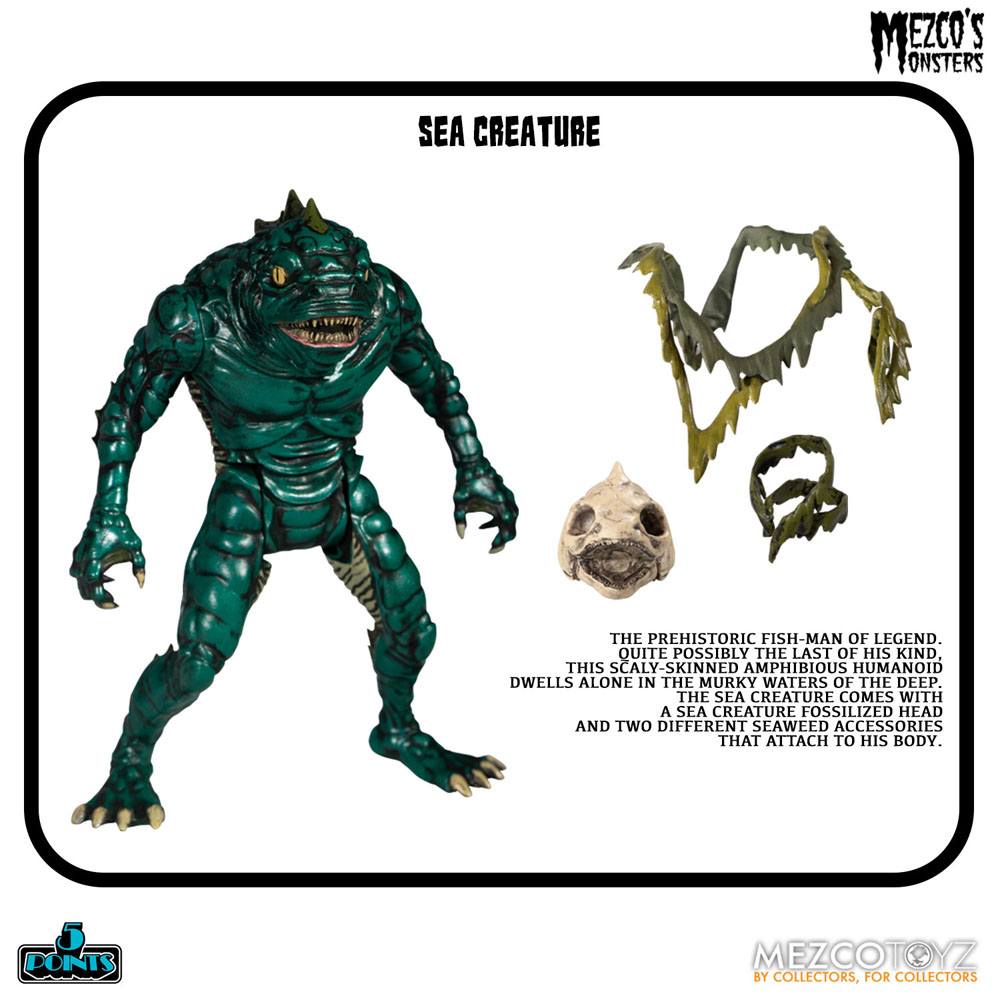 Mezco's Monsters 5 Points Action Figures Towe 0696198180237